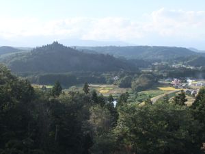 山の上から東北の風景